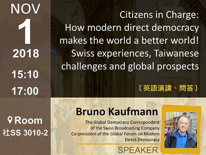 Kaufmann：直接民主讓世界更美好