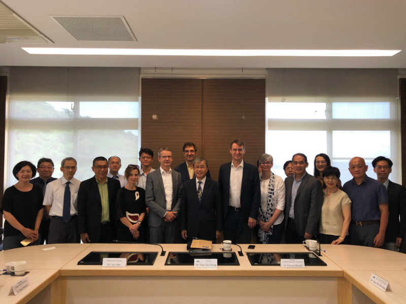 比利時KUL及UCL校長來訪中山